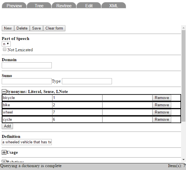 Documentation DEBVisDic